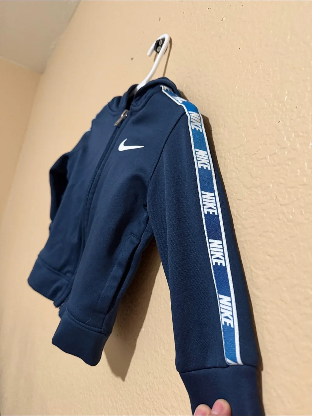 Nike Navy Blue Kids Full-Zip Hoodie